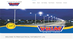 Desktop Screenshot of primlighting.com